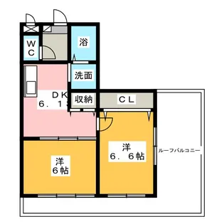 ロイヤルミニ【3階】の間取り