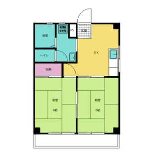 吉田マンション【4階】の間取り