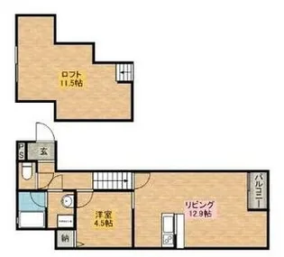 Y’sスクエア大牟田南【2階】の間取り