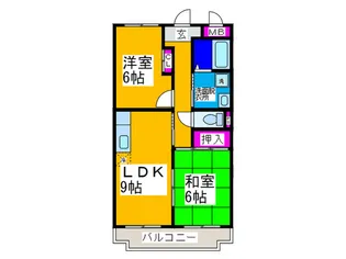 メゾンプレミール【3階】の間取り