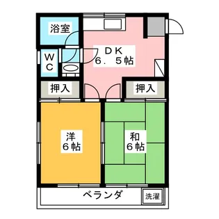 ハイツ茜【2階】の間取り