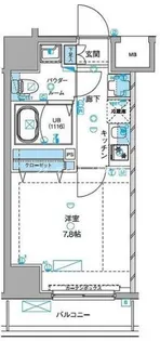 ジェノヴィア浅草IIIグリーンヴェール【6階】の間取り