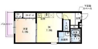 フジパレス弥刀駅北II番館【3階】の間取り