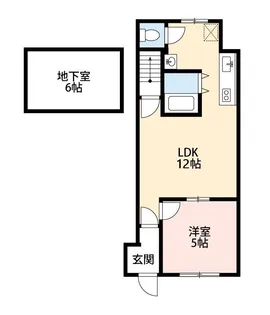 真栄ハウス【1階】の間取り