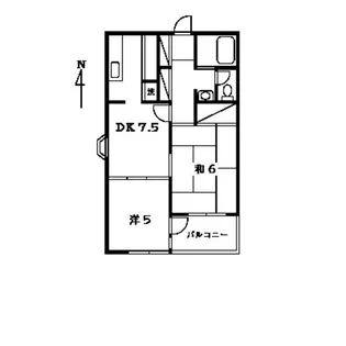 アーバン祖師谷【1階】の間取り