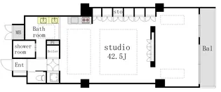 サンビューハイツ元麻布【2階】の間取り