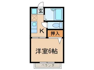 STハイム テオドール2【1階】の間取り