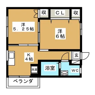 目白台サンハイツ【3階】の間取り