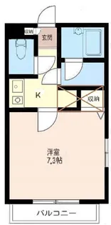 ボーンブン【2階】の間取り