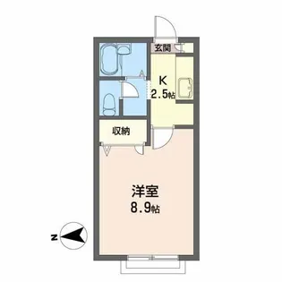 STハイツ【2階】の間取り