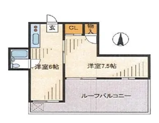 Apt.Tokyo【3階】の間取り