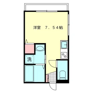 ベイルーム上星川【3階】の間取り