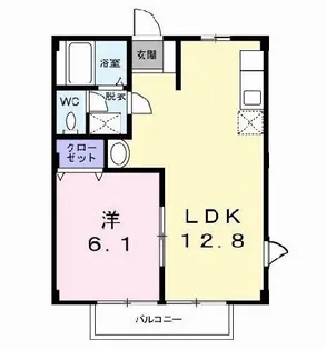 コンフォートT・I【2階】の間取り