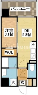 modern palazzo住吉【8階】の間取り