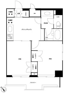 ルーブル神宮前【7階】の間取り