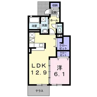 アトレ城原 V【1階】の間取り