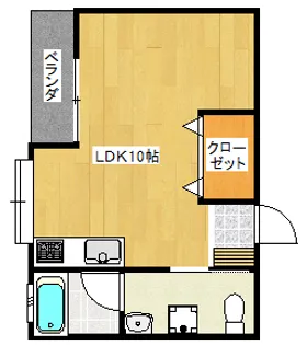 ラポール繪【2階】の間取り