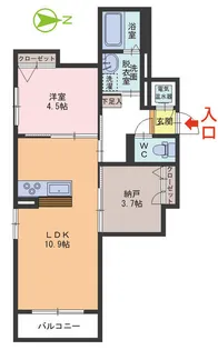 ベレオハレアカラ【3階】の間取り
