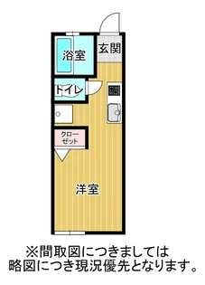 Olive弐番館【1階】の間取り