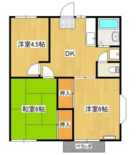 エスポワール【1階】の間取り