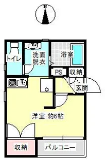 シャングリラ町田【1階】の間取り