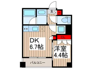 ビエラコート日本橋久松町【11階】の間取り