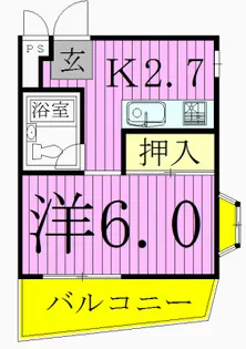 セントラルコーポ【1階】の間取り