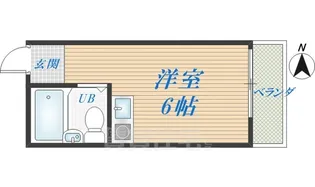 エムズ長瀬【4階】の間取り