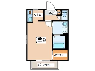 グランドゥ-ル三ッ沢【1階】の間取り