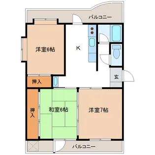 サモワール松井【2階】の間取り