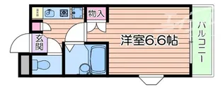 リバーサイド12番館【4階】の間取り