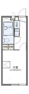 レオパレスグリュック【1階】の間取り