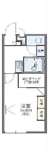 レオパレスコンフォートFUJI【1階】の間取り