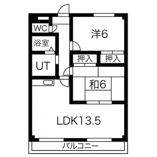 グレースコート【2階】の間取り