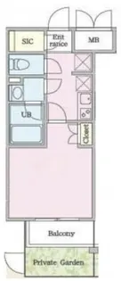 シトロン代々木【1階】の間取り