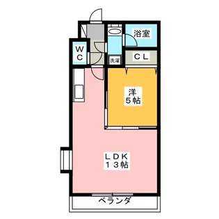 サンフラワー【2階】の間取り