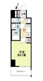 エス・キュート京町堀【10階】の間取り