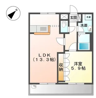 POPPY西原【1階】の間取り