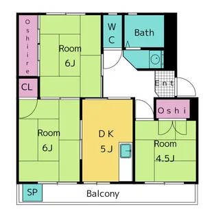 椒房苑(ショウボウエン)【1階】の間取り