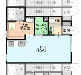 グラン・パレスかほくVI【1階】の間取り