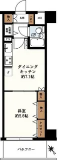 エクセル西葛西【6階】の間取り