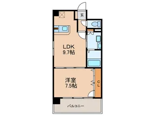 アース・フレンドリー室見駅前【2階】の間取り
