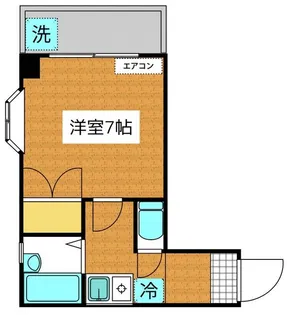エスポワールエビス【3階】の間取り