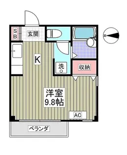 イーストシティ【3階】の間取り