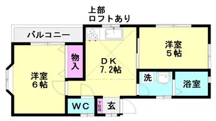 2wins福栄【2階】の間取り