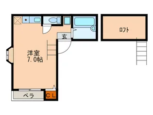 ピュア吉塚参番館【1階】の間取り