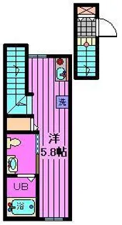minimal浦和美園【2階】の間取り