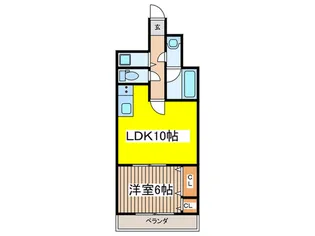 ゴールドヒルズ【1階】の間取り