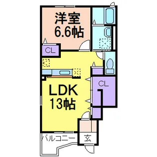アスカ A【1階】の間取り