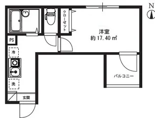 ゴールデンハウス【1階】の間取り